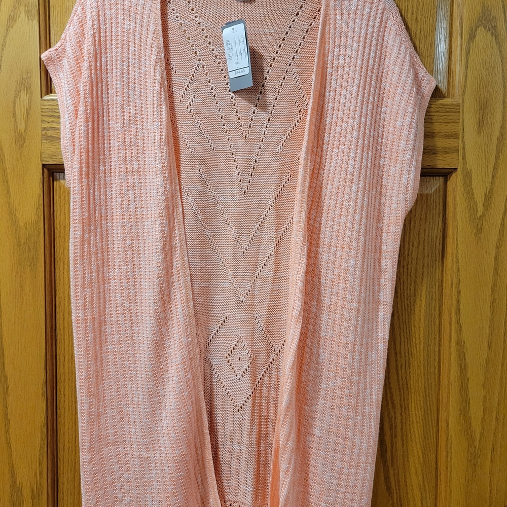 Christopher & Banks Peach Tunic Top